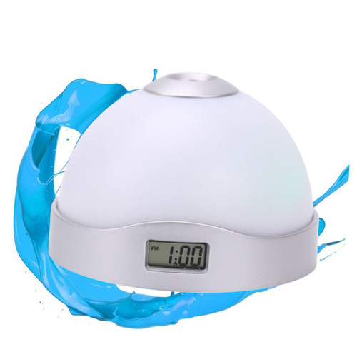 Amosfun 7 Alarm Projection Clocks Ceiling Projectable Clock Night Light Clock Clocks for Kids Clock for Office Projection Digital Clock Kids Clock Travel Children's Clock White Led