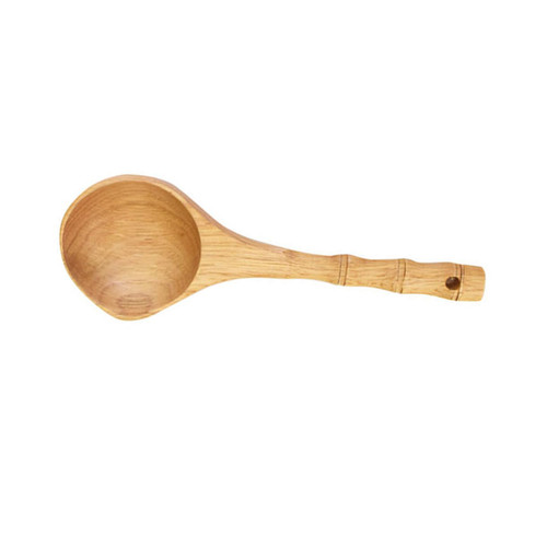 TIDTALEO Serving Ladle Serving Spoon Bamboo Handle Spoon Soup Ladle Soup Scoop Ladle Wooden Spoons Soup Spoon Spoons for Serving Food Household Cooking Spoon