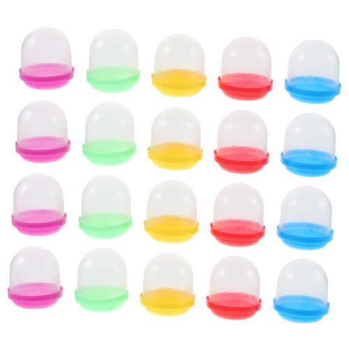ERINGOGO 50pcs Vending Machines Vending+machines Gift Filler A Vending Machine Clear Container Vending Machine Capsules Party Favor Candy Storage Display Capsules Balls Basket Bulk Plastic