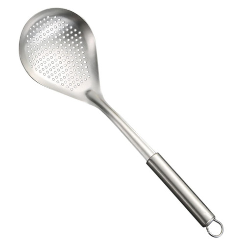 TIDTALEO Stainless Steel Colander Stainless Strainer Spoon Ladle Spoon Fired Food Spoon Slotted Spoon Frying Strainer Spoon Food Strainer Spoon Pasta Strainer Noodles Rice Spatula