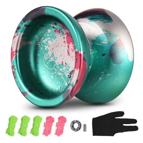 doorslay Dual Purpose Yoyo - Unresponsive Yoyo Professional for Beginners, Alloy Yo yo for Adults ,with Yoyo Glove, Responsive Bearing and 5 Yoyo Strings Kit, for Christmas doorslay Dual Purpose Yoyo - Unresponsive Yoyo Professional for Beginners, Alloy Yo yo for Adults ,with Yoyo Glove, Responsive Bearing and 5 Yoyo Strings Kit, for Christmas
