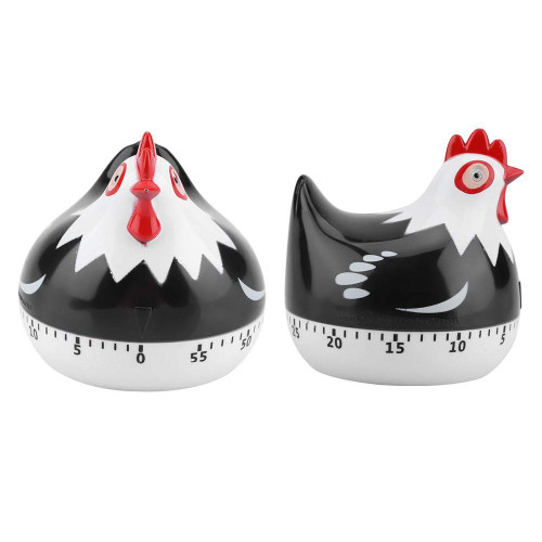 Kitchen Timer Kids Kitchen Tools Egg Boiler Timer Oven Timer, Egg Timer for Home for Kitchen(Black)