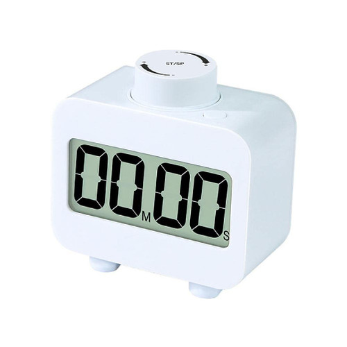 99-Mins Rotary Digital Countdown Timers Countdown Clock Kitchen Timers LCD Digital Countdown Digital Timers ABS Material Learning Timers For Kid Learning Timer