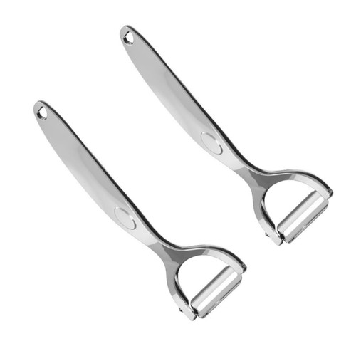 Zerodeko 2pcs Peeler Potato Shredder Vegetable Cutter Melon Gadget Veggie Slicer Carrot Cutter Fruit Vegetable Shredder Plane Stainless Steel