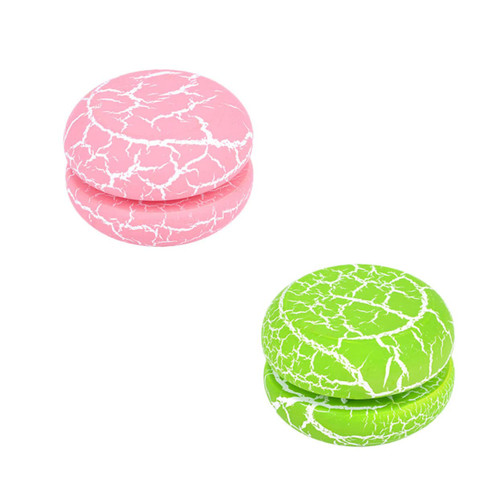 Vaguelly 2pcs Crack Yo-yo Kids Wooden Yo-yo Kids Yo-yo Ball Yo-yo Ball Toy Kids Yo-yo Toy Fun Yo-yo Toy Yo-yo Ball Playthings Wooden Yo-yo Toy Wood Yo-yo Toy Kids Educational Toy