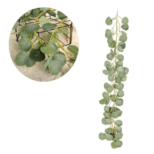 Holibanna Bookcase Decor Bookshelf Decoration Artificial Leaves Wall Hanging Crafts Window Trim Simulation Vine Artificial Rattan Vine Leaves Leaf Hanging Artificial Vine Eucalyptus Decorate