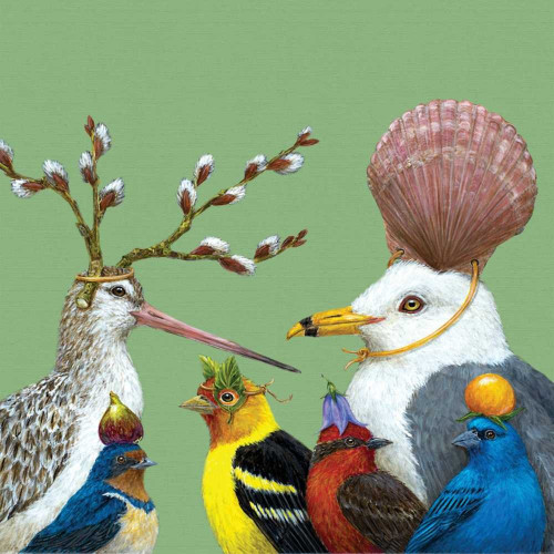 Paperproducts Design Sully's Party Beverage Napkin, Vicki Sawyer