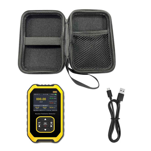 Sooguard Carrying Case for Geiger Counter Nuclear Radiation Detector - For FNIRSI Radiation Dosimeter Box?Portable Handheld Beta Gamma X-ray Radiation Monitor Meter Bag (slight flaw)?Case Only?