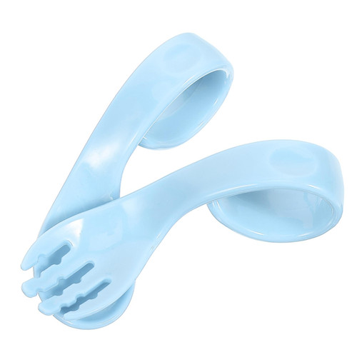 ERINGOGO 3 Sets Spoon and Fork Set Baby Feeding Fork Infant Fork and Spoon Household Baby Flatware Newborn Fork Spoon Baby Suits Lightweight Child Elbow Spoon