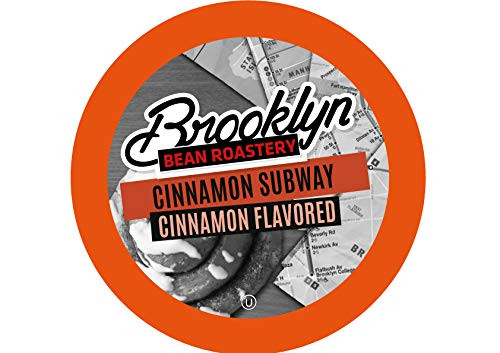 Brooklyn Beans Cinnamon Subway Coffee Pods, Compatible with 2.0 K-Cup Brewers, 40 Count