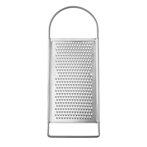 Graters for Kitchen - Stainless Steel Grater with Handle - Shredder Kitchen - Food Grater for Fruits, Vegetables, Cheese, Flat