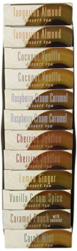 Davidson's Tea Assorted Dessert Teas, 8-Count Tea Bags (Pack of 12)