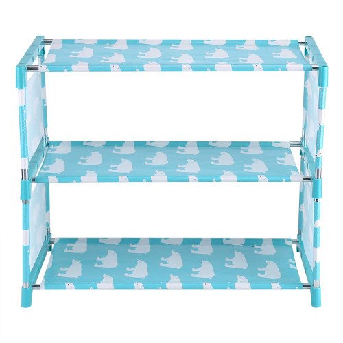 Gsycle 3 Tier Shoe Rack, Shoe Rack for Entryway Shoe Organizer Shelf Shoes Shelf Shoe Storage Cabinet Shoe Storage Rack for Entryway(Blue) Gsycle 3 Tier Shoe Rack, Shoe Rack for Entryway Shoe Organizer Shelf Shoes Shelf Shoe Storage Cabinet Shoe Storage Rack for Entryway(Blue)