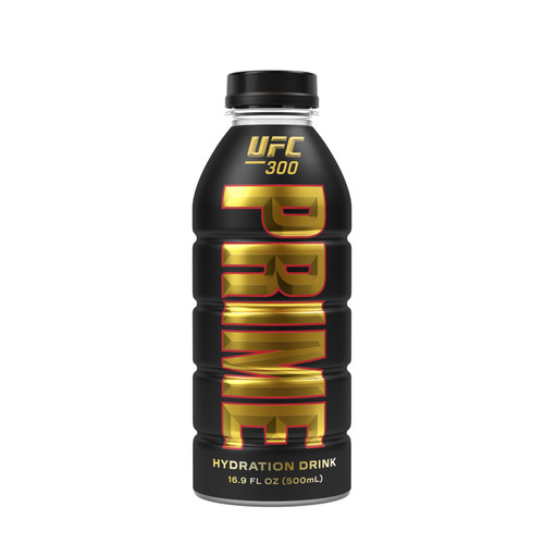 Prime Hydration Drink, UFC 300 Edition, 16.9oz, Single Bottle
