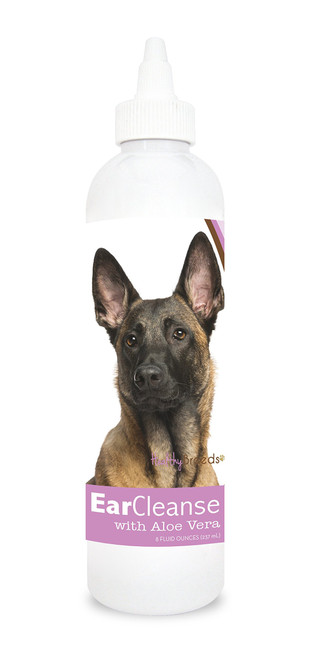 Healthy Breeds Belgian Malinois Ear Cleanse with Aloe Vera Sweet Pea and Vanilla 8 oz