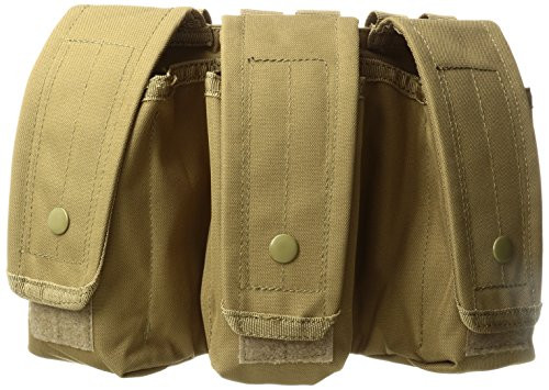 Fox Outdoor AR-15/AK-47 Triple Mag Pouch Coyote