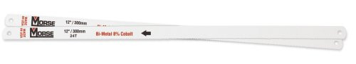 MK Morse HHB1224T10 12" Bi-Metal Hack Saw Blade 24TPI - 10 Pack
