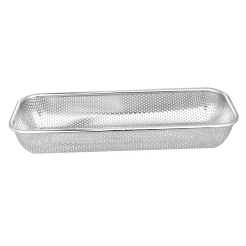 BESPORTBLE Strainer Vegetables Washing Basket Over The Sink Colander Fruit Washing Colander Food Container Rice Washing Bowl Rice Cleaning Bowl Rice Rinsing Baskets Drainer Metal