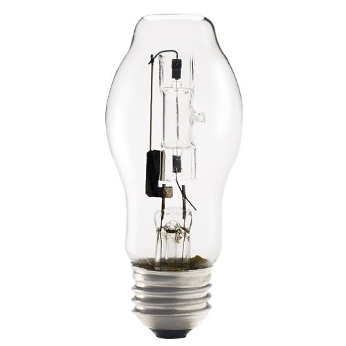 Bulbrite 860639 72 W Dimmable BT15 Shape Halogen Bulb (E26) Base with Medium Screw, 10 Pack Clear