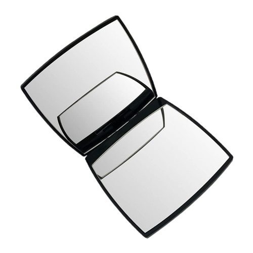 Housoutil Double Sided Makeup Mirror Makeup Mirror Foldable Travel Compact Makeup Mirror Makeup Vanity Mirror Foldable Mirror Makeup Mirror Folding Abs Carry Clamshell Small Mirror