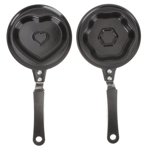 SHOWERORO 2pcs Nonstick Cooking Cookware Heart Pancake Frying Skillet Pancake Omelette Skillet Flower Frying Pan Heart Egg Molds Pancake Frying Pan Burger Pan Pot Egg Omelet Daily Use Iron SHOWERORO 2pcs Nonstick Cooking Cookware Heart Pancake Frying Skillet Pancake Omelette Skillet Flower Frying Pan Heart Egg Molds Pancake Frying Pan Burger Pan Pot Egg Omelet Daily Use Iron