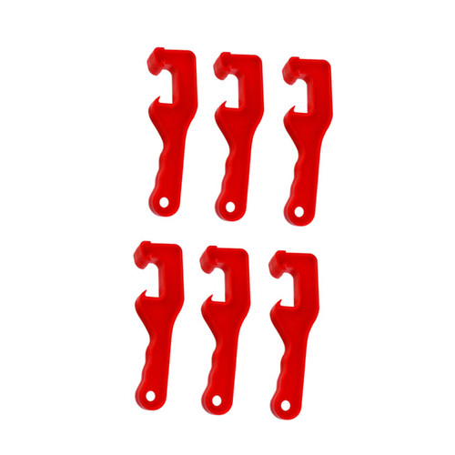 OKUMEYR 6 Pcs Open Lid Wrench Paint Can Opener Gallon Paint Can Bucket Lid Opener Tool Bucket Lid Remover Pail Lid Remover Gallon Paint Opener Dipper Plastic Removal Tool Universal