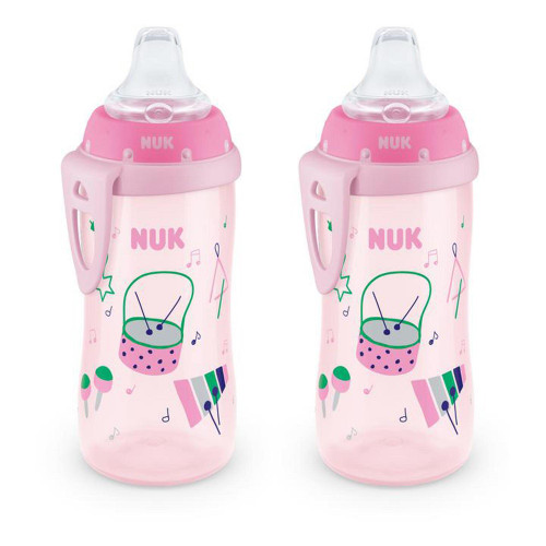 NUK Active Sippy Cup, 10 oz, 2 Pack, 8+ Months