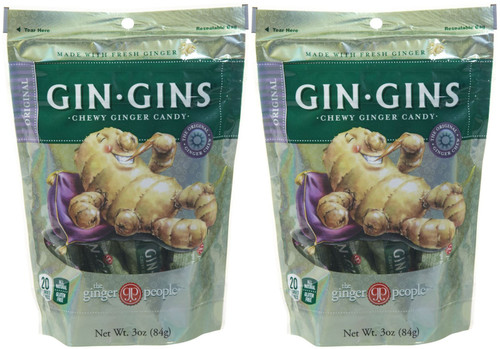 The Ginger People Original Gin Gins Chewy Ginger Candy - 3 oz - 2 pk