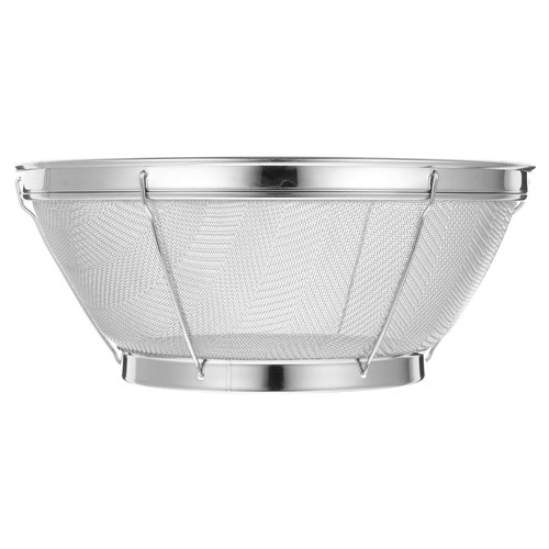 Luxshiny Stainless Steel Mesh Colander Strainer Basket Fine Mesh Strainer Fruit Vegetable Rice Washing Bowl Colander Sieve Sifters for Kitchen L Luxshiny Stainless Steel Mesh Colander Strainer Basket Fine Mesh Strainer Fruit Vegetable Rice Washing Bowl Colander Sieve Sifters for Kitchen L