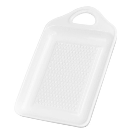 FELTECHELECTR Manual Ginger Grinder Small Ginger Grater Garlic Grater Plate Salad Grater Cheese Shredder Nutmeg Grater Kitchen Ginger Utensils Garlic Grinder Vegetable White Baby Onion Ceramics