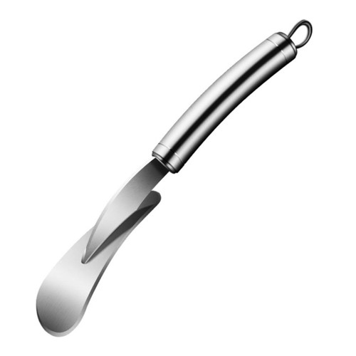 RORPOIR Stainless Steel Grapefruit Peeler Orange Citrus Peelers Kitchen Orange Peeler Tool Orange Peeler Cutter Orange Slicer Peeler Curved Handle Fruit Tools Lemon Citrus Fruit