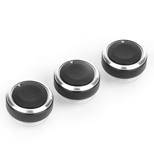 Control Knob 3pcs Air Conditioner Heater Control Switch Knob Car Heater Air Conditioning Button Fit Ac Knob for 2009-2012