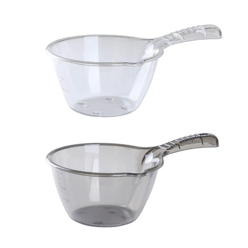 PRETYZOOM 2pcs Long Handle Water Ladle Water Scoop Kitchen Scoop Soup Spoons Plastic Spoons Washing Spoons Long Handle Sauna Ladle Water Ladle for Home Kitchen Water Ladle Simple Shampoo Pp