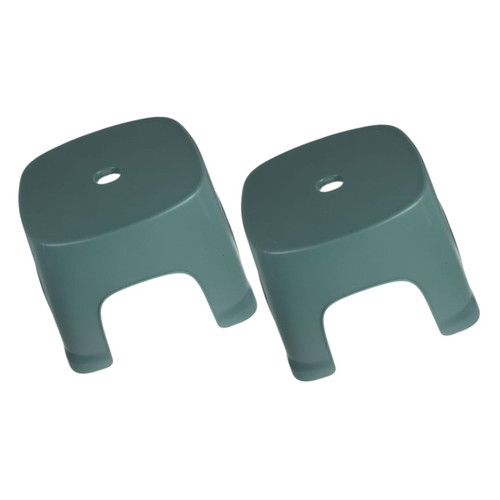 SEWOART 2pcs Low Stool Toilet Stepping Foot Stool Plastic Footstool Potty Poop Stool Bathroom Poop Stool Toilet Stool Bathroom Footstool Stool for Kids Toddler PVC Step Stool Household