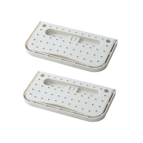 Amosfun 2pcs Slippers Hanging Shelf Sticky Strips Shoes Rack Floating Shoe Rack Floating Shoes Display Adhesive Shoe Mounted Shoes Mounted Shoe Holder Shoe Display Sucker Sticky Stick