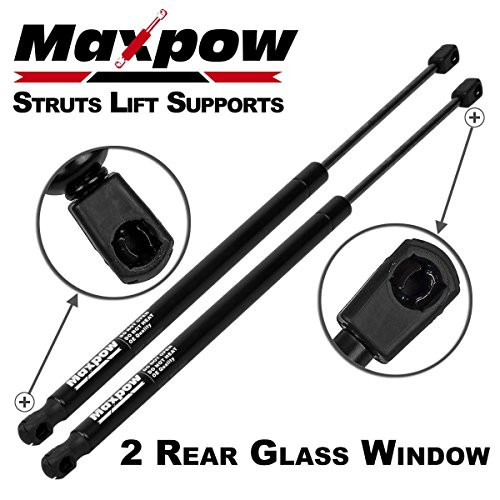 Maxpow Qty (2) Rear Window Gas Charged Lift Support Struts Compatible With Pontiac Aztek 2001 2002 2003 2004 2005 SG330041