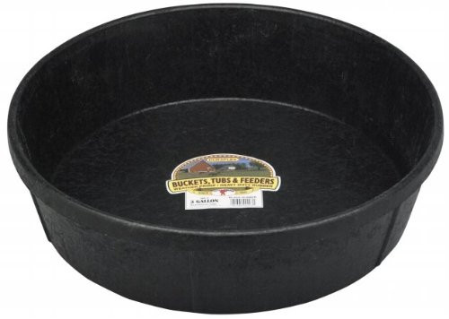Little Giant Farm & Ag HP-3 3 Gallon Rubber Feed Pans