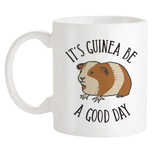 Fonhark - Guinea Pig Mug, Guinea Pig, It's Guinea Be a Good Day, 11 Oz Novelty Coffee Mug/Cup Fonhark - Guinea Pig Mug, Guinea Pig, It's Guinea Be a Good Day, 11 Oz Novelty Coffee Mug/Cup
