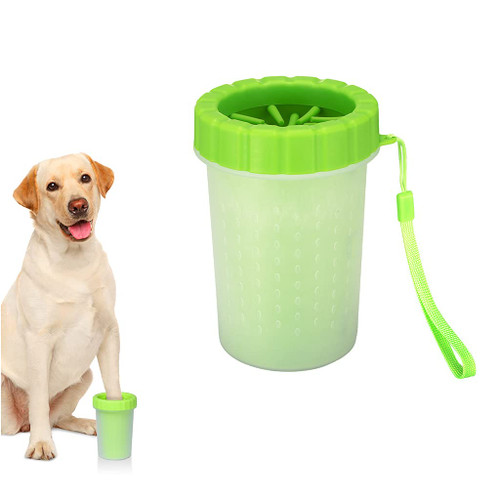 Thstheaven Portable Dog Paw Cleaner - Upgrade 2 in 1 Dog Paw Washer Cup - Silicone Pet Cleaning Brush Feet Cleaner for Dogs Grooming with Muddy Paw - Pet Gifts for Dogs Owners (Small, Green) Thstheaven Portable Dog Paw Cleaner - Upgrade 2 in 1 Dog Paw Washer Cup - Silicone Pet Cleaning Brush Feet Cleaner for Dogs Grooming with Muddy Paw - Pet Gifts for Dogs Owners (Small, Green)