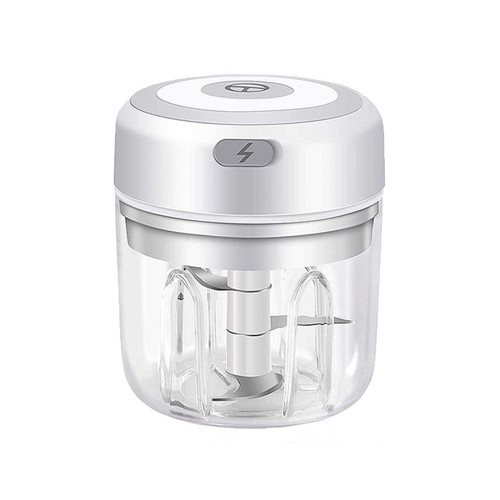 Electric Mini Garlic Chopper, Rechargeable Portable Electric Food Chopper, Wireless Small Food Processor, Portable Food Processor, Usb Vegetable Chopper