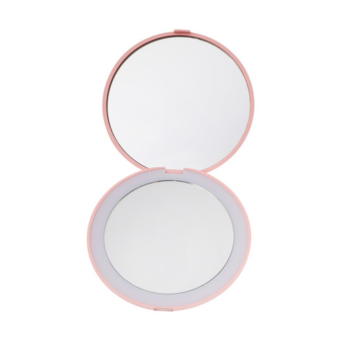 balacoo Folding Vanity Mirror Magnifying Makeup Mirror Lighted Pocket Makeup Mirror Mini Cosmetic Magnification Pocket Mirrors Lighted Handheld Mirror LED Small Wallet Travel