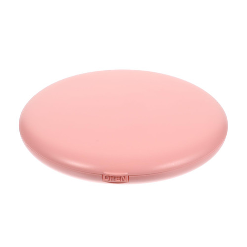 Housoutil Folding Vanity Mirror Pocket Magnifying Glass Mini Magnifying Makeup Mirror Led Vanity Mirror Portable Makeup Mirror with Led Light Mirrors Travel Foldable Pink Handbag
