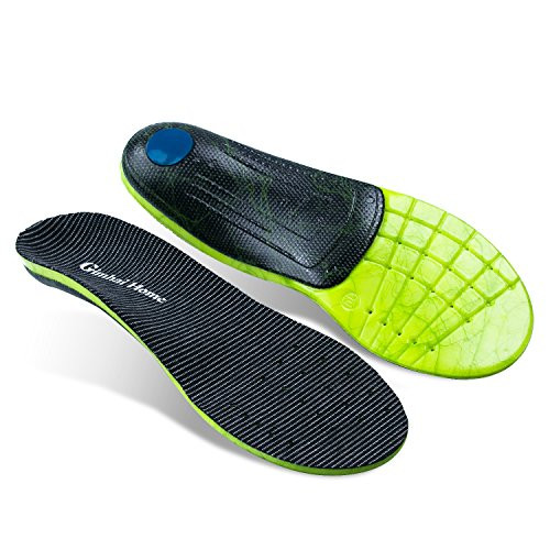 Arch Support Orthotics/Orthopedic Shoes Insoles/Inserts for Flat Feet/Plantar Fasciitis/Pronation/Feet Pain/Sports for Men and Women (Men 5.5 - Women 7.5 (9.28"))