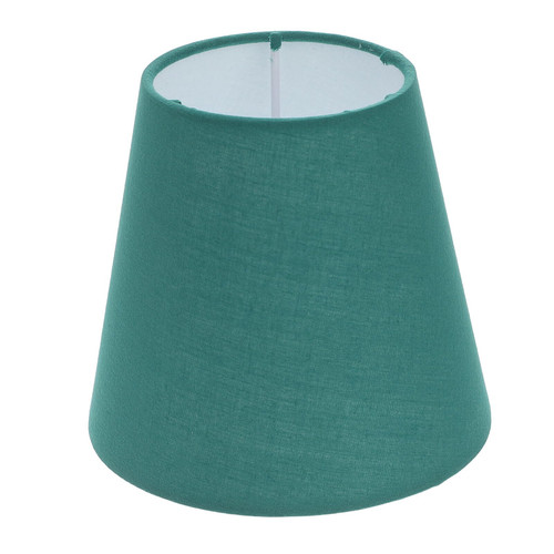 Angoily Barrel Lamp Shades Clip On Bulb Fabric Lamp Shade Replacement E14 Cloth Lampshade Clip On Chandelier Light Cover for Table Chandeliers Wall Floor Lamp Green
