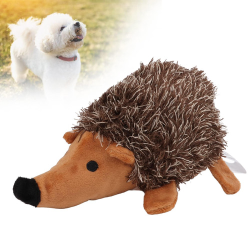 BEIJIALY Hedgehog Dog Toy, Dog Squeaky Toys, Soft Animal Plush Hedgehog Toy Dog Stuffed Toys, Hedgehog Dog Chew Toy for Dog, Interactive Dog Toys Stuffed Biting Training Playing Toys