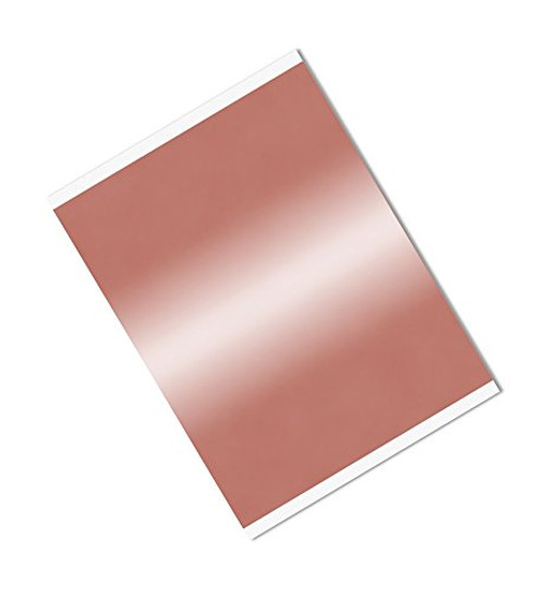 TapeCase 1194 5" x 10.5"-25 Copper/Acrylic Adhesive, Foil with Nonconductive Adhesive-Converted from 3M 1194, 5" x 10.5" Rectangles, Length: 10.5", Width: 5" (Pack of 25)