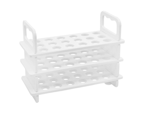 Test Tube Stand, Polypropylene - 13mm x 18 Tube Capacity - Eisco Labs