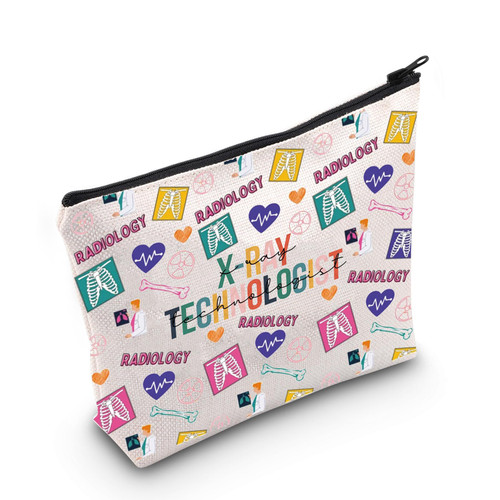 WZMPA X-RAY Tech Cosmetic Bag Radiologic Technologist Gift Radiology Tech Survival Kit Xray Technologist Graduation Merch (X-RAY Tech)
