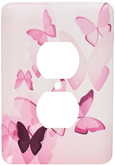 3dRose LSP_101506_6 Pretty Pink Transparent Butterflies 2 Plug Outlet Cover, Multicolor 3dRose LSP_101506_6 Pretty Pink Transparent Butterflies 2 Plug Outlet Cover, Multicolor