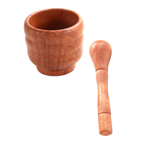 FUNOMOCYA 1 Set Garlic Masher Kitchen Crusher Garlic Grinder Grind Bowl Garlic Pugging Pot Manual Grinder Masher for Garlic and Mash Bowl Garlic Bowl Pp Ginger Baby Crushing Unit
